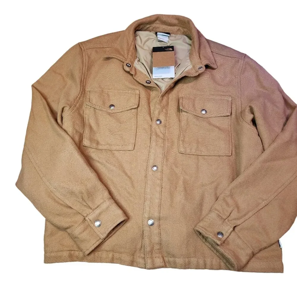 The North Face Valley Twill Utility Shacket - Men's Almond Butter Size Medium